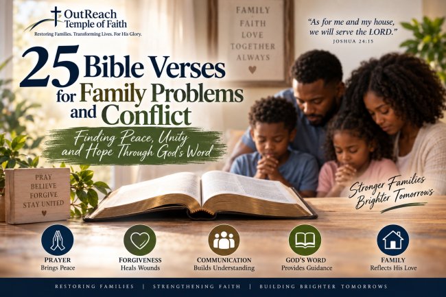 25 Bible Verses for Family Problems and Conflict That Bring Peace and Hope